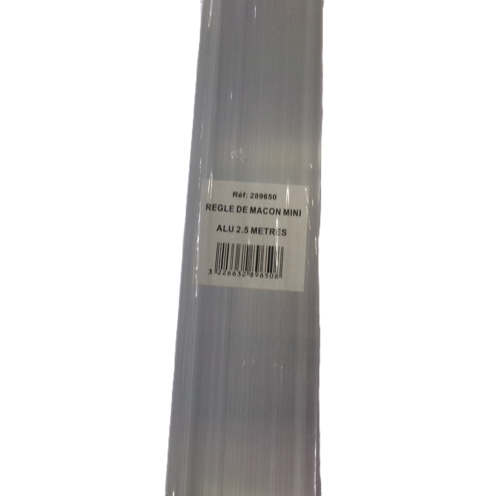 Règle aluminium de plâtrier 2,50m - NESPOLI - 289650