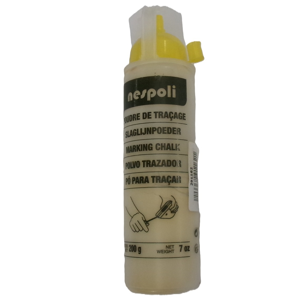 Biberon de poudre à tracer jaune 200g - NESPOLI - 291162