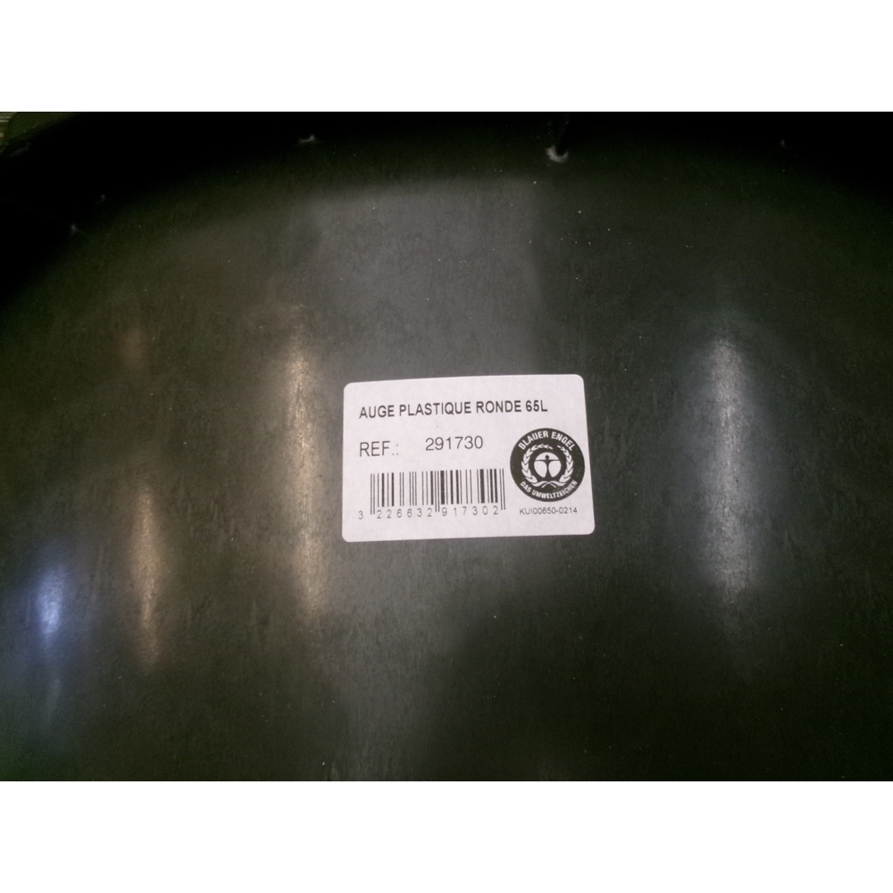 Auge en plastique ronde 65 litres - NESPOLI - 291730