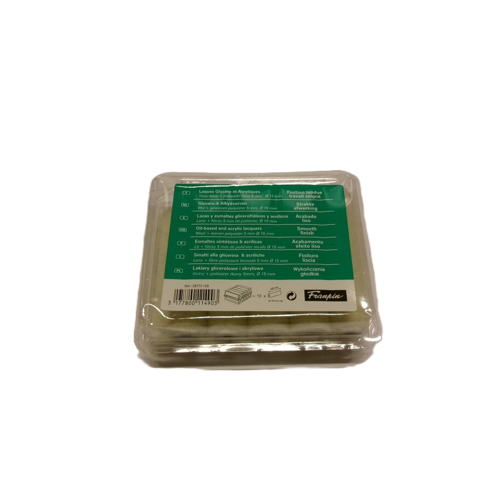 Boite de 10 mini-manchons laqueur finition brillante 110 mm - NESPOLI - 2977310B