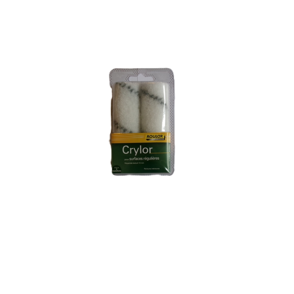 Lot de 2 mini-manchons Crylor 110 mm pour surfaces régulières - ROULOR - 318310
