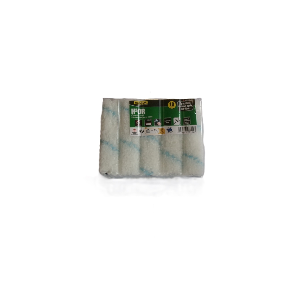 Boite de 10 mini-manchons HD²OR 110 mm pour surfaces régulières - ROULOR - 328112