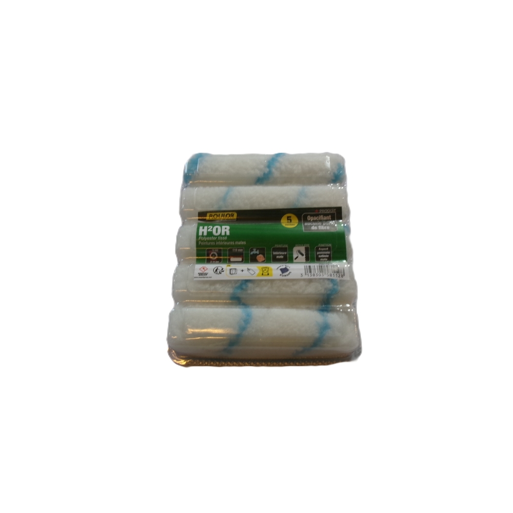 Boite de 5 mini-manchons HD²OR 110 mm pour surfaces régulières - ROULOR - 358112