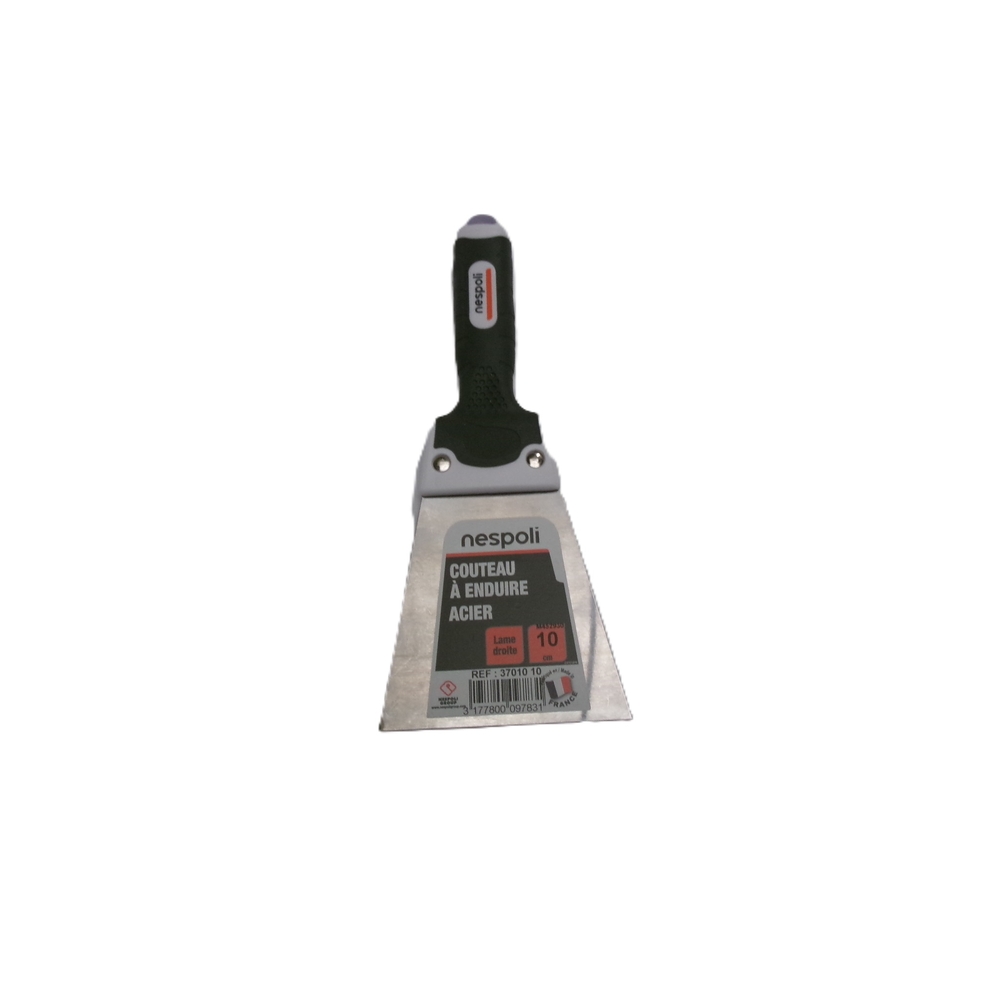 Couteau à enduire acier 10 cm avec manche soft touch - NESPOLI - 37010 10