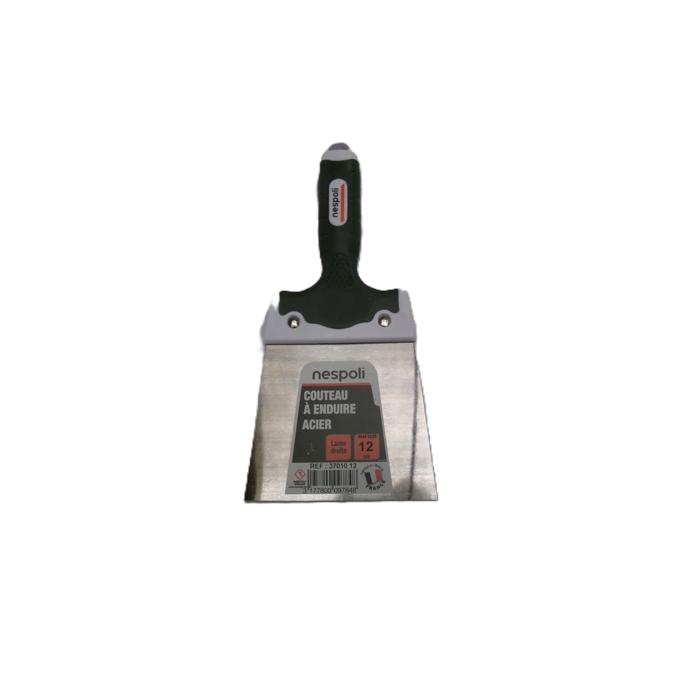 Couteau à enduire acier 12 cm avec manche soft touch - NESPOLI - 37010 12