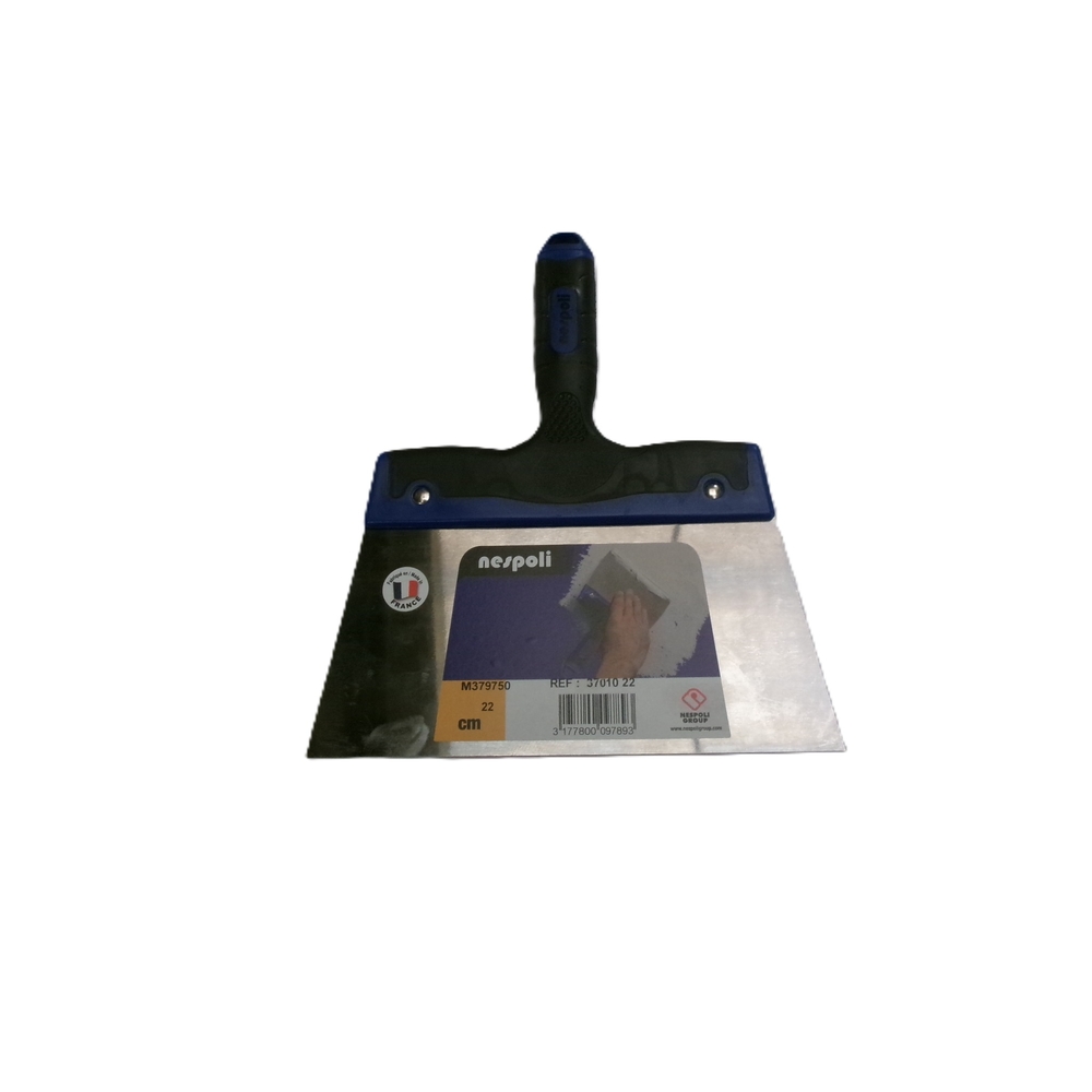 Couteau à enduire acier 22 cm avec manche soft touch - NESPOLI - 37010 22