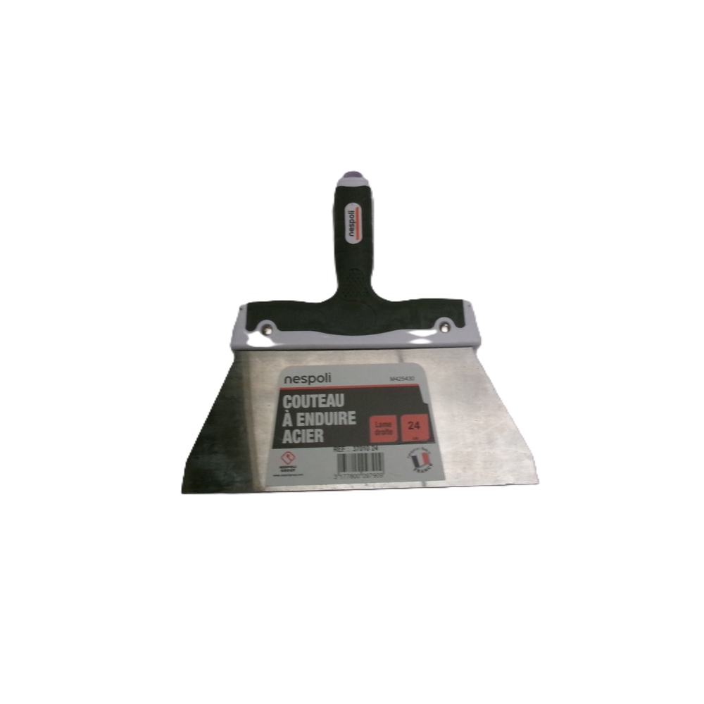 Couteau à enduire acier 24 cm avec manche soft touch - NESPOLI - 37010 24