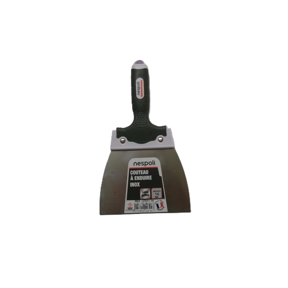 Couteau à enduire inox 14 cm avec manche soft touch - NESPOLI - 37011 14