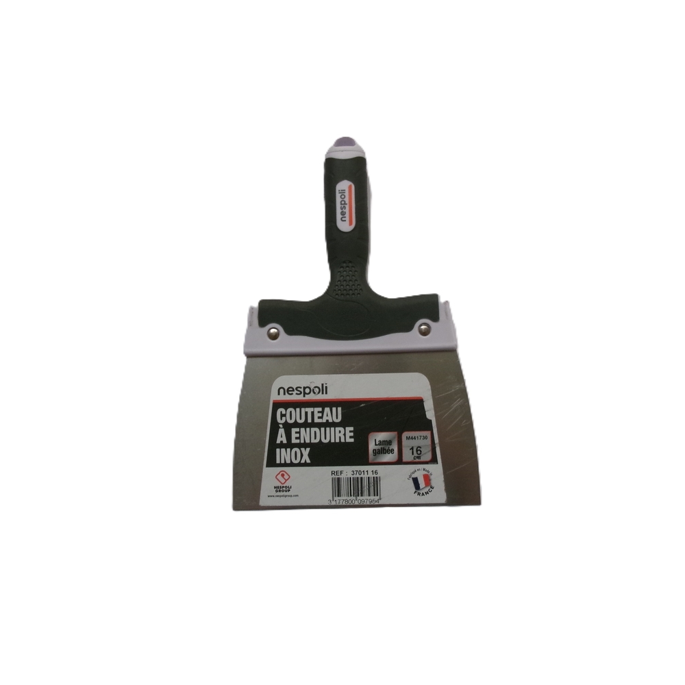 Couteau à enduire inox 16 cm avec manche soft touch - NESPOLI - 37011 16