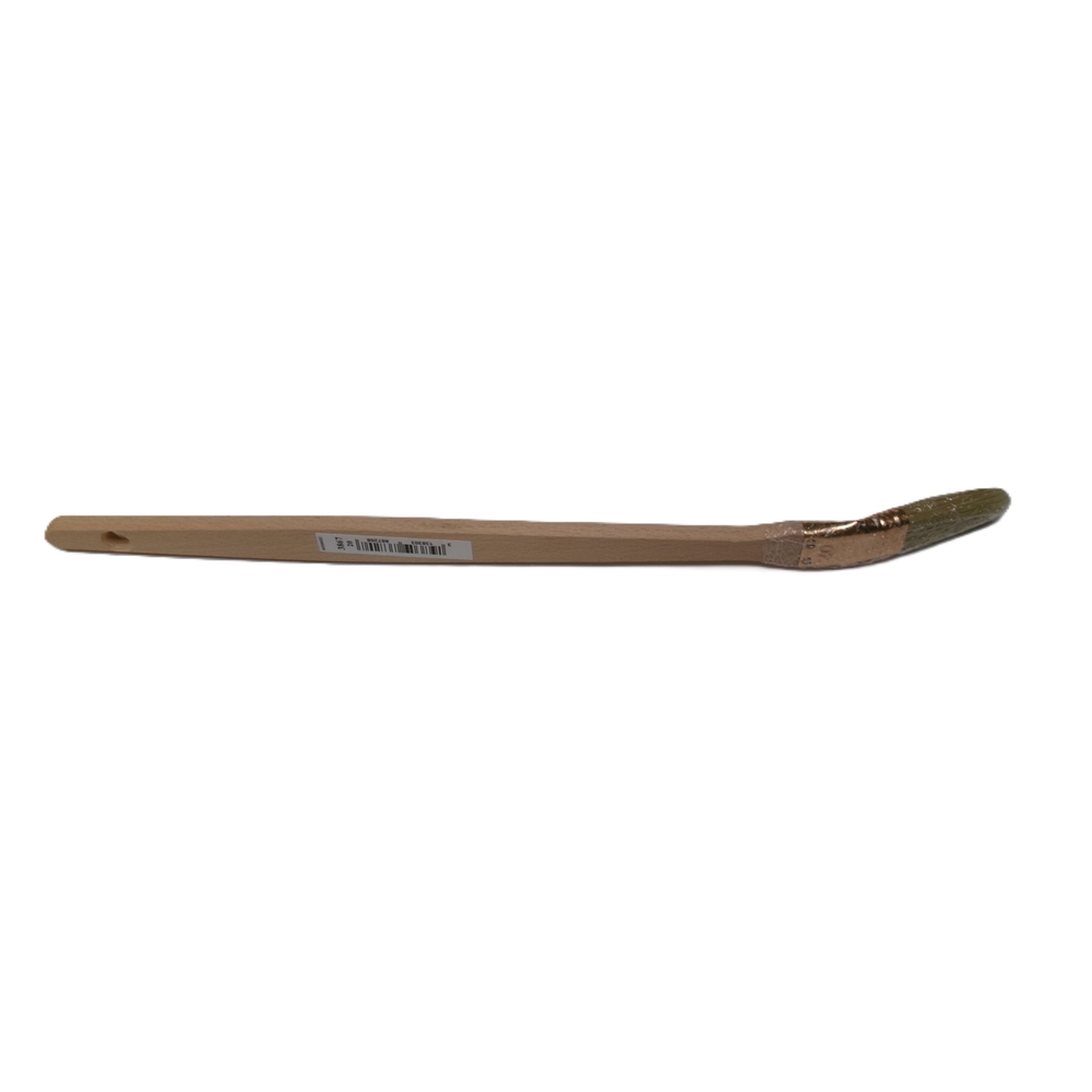 Brosse 3* coudée sur plat n°20 pour peinture phases solvantées manche bois - ROULOR - 386720