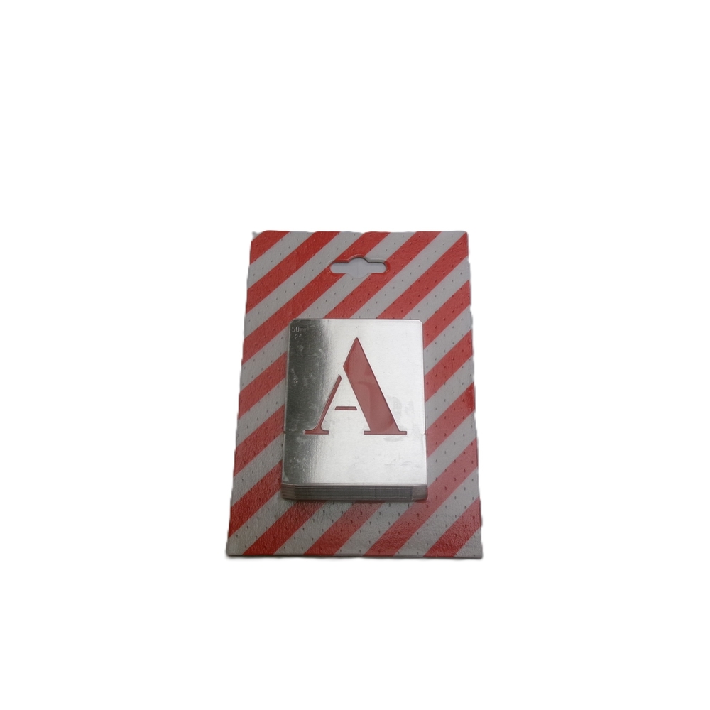 Jeu de pochoirs alphabet A à Z de 50 mm - NESPOLI - 39980 50