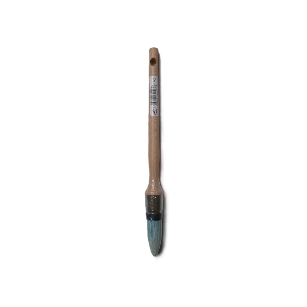 Brosse 5* à réchampir n°4 pour peinture phases aqueuses manche bois - ROULOR - 418425