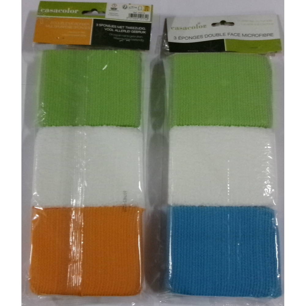 Lot de 3 éponges micro - CASACOLOR - 419174