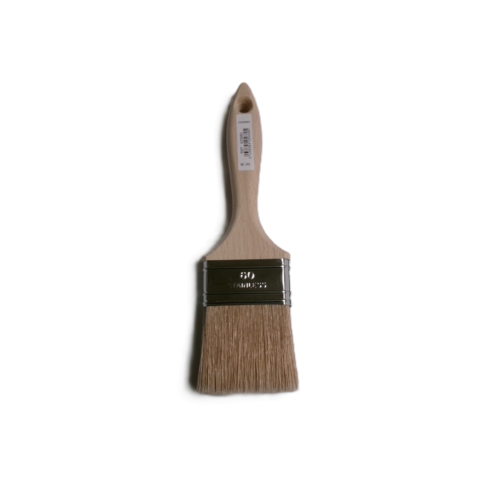 Brosse 3* plate lasure n°60 manche bois - ROULOR - 425660