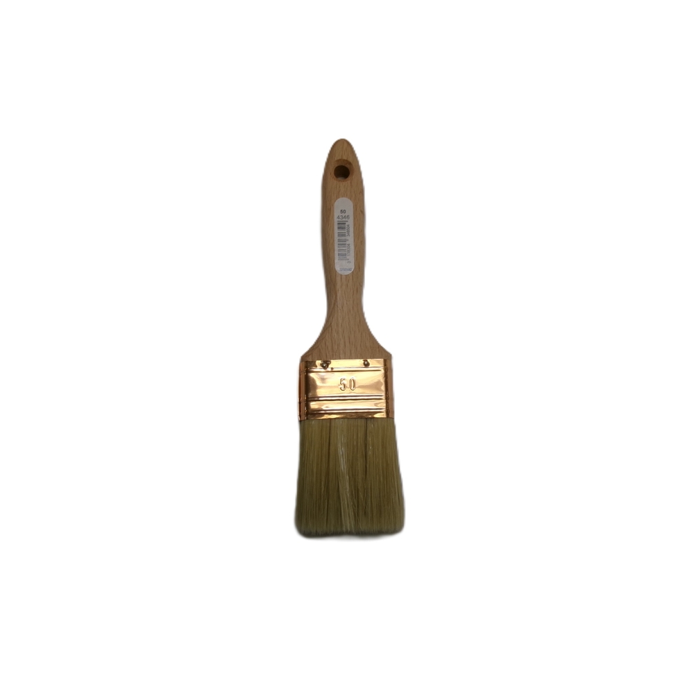 Brosse 3* plate épaisse n°50 manche bois - ROULOR - 434650