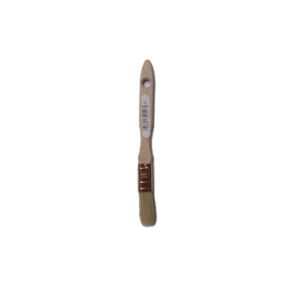 Brosse plate moyenne n°15 manche bois - ROULOR - 435015