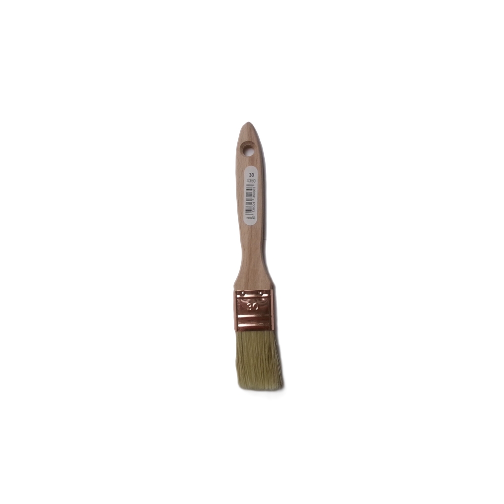 Brosse plate moyenne n°30 manche bois - ROULOR - 435030