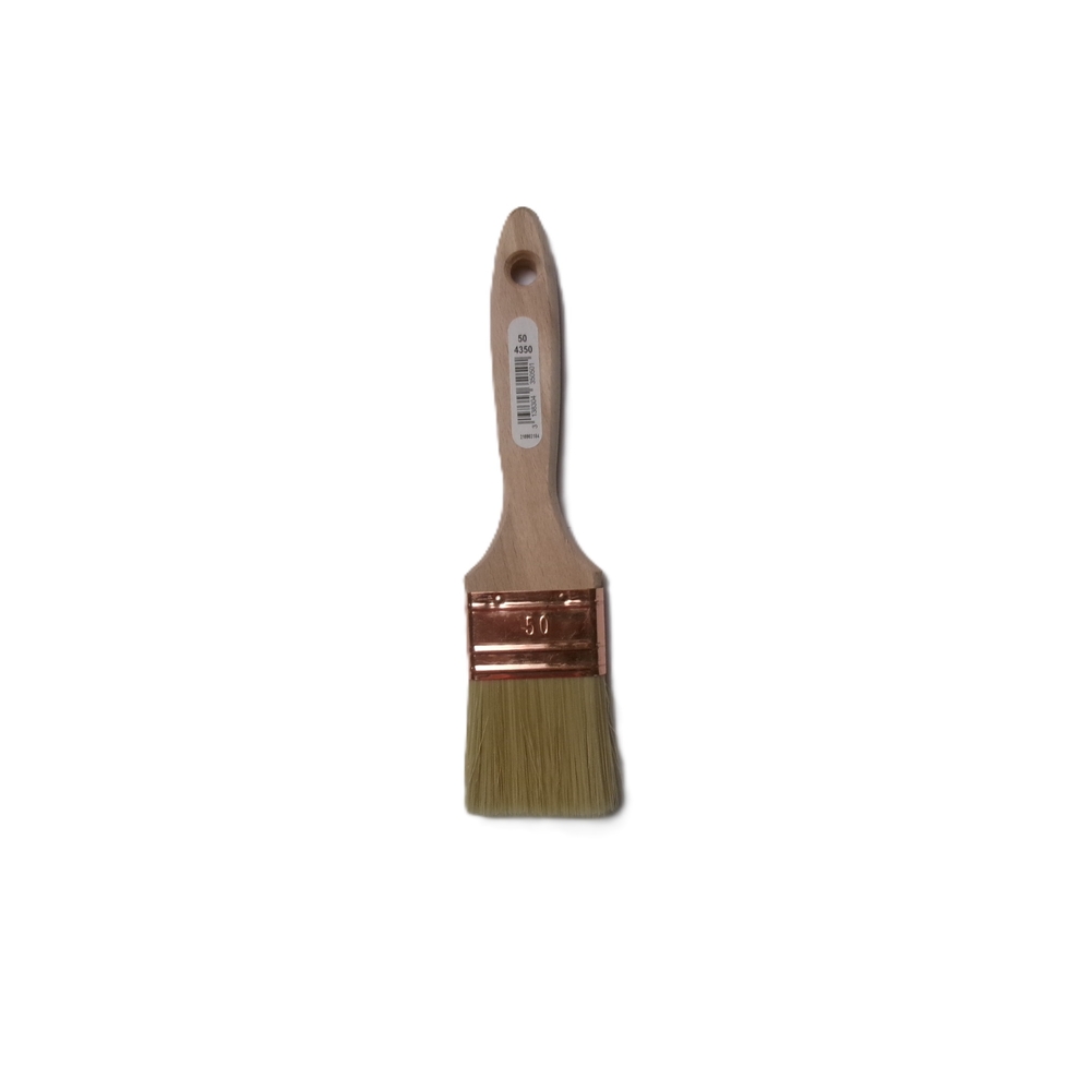 Brosse plate moyenne n°50 manche bois - ROULOR - 435050