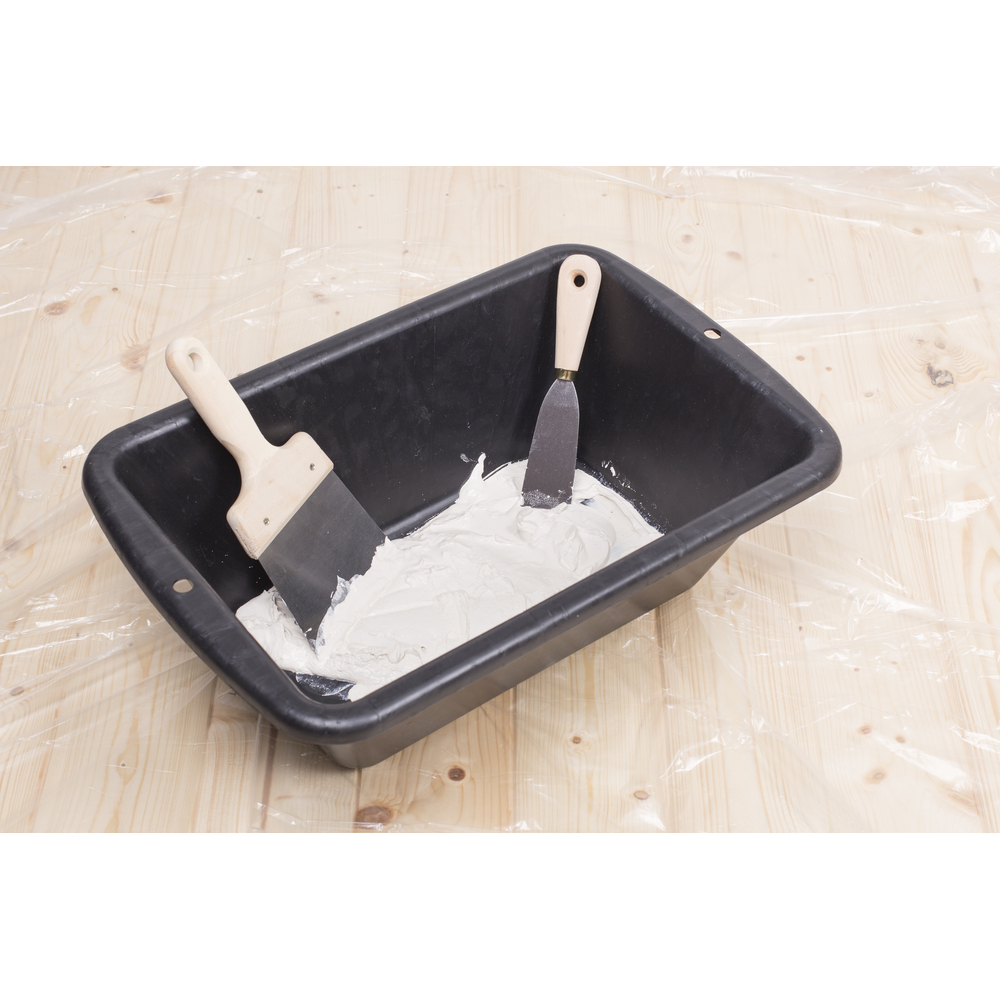 Couteau à enduire acier 14 cm avec manche bois FSC - NESPOLI - 4765 14