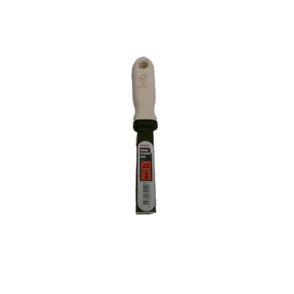 Couteau de peintre en ÉCO 2 cm manche bois FSC - NESPOLI - 4840 2