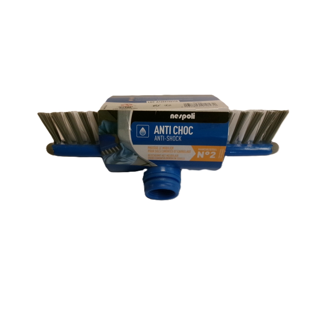 Brosse Lave-pont bi-matière de 23 cm - NESPOLI - 491053