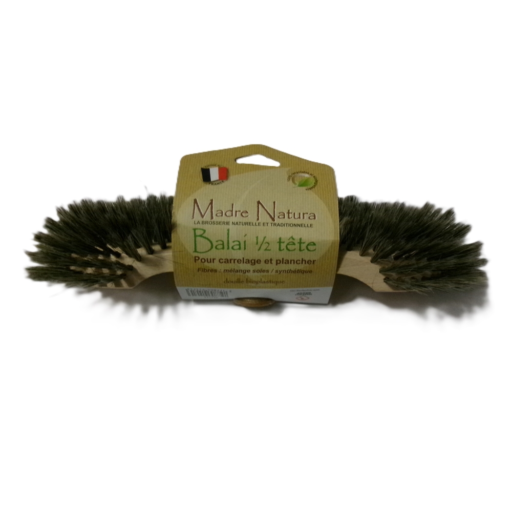 Balai demi-tête 30 cm semelle en bois FSC - NESPOLI - 491171