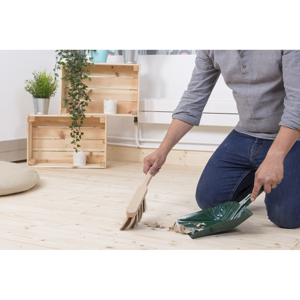 Balayette long manche 45 cm semelle en bois FSC - NESPOLI - 491176