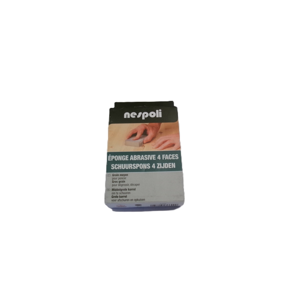 Éponge abrasive grain moyen + gros - NESPOLI - 5366