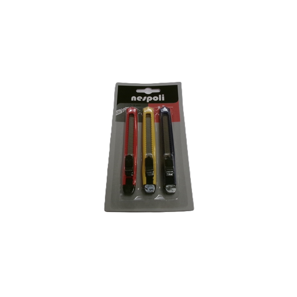 3 cutters 9 mm ÉCO - NESPOLI - 5460