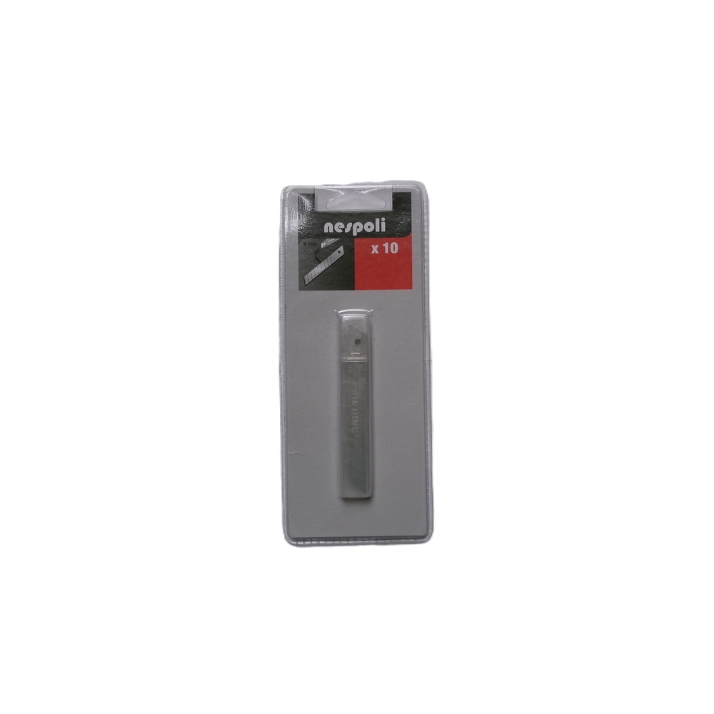 10 lames de cutter 9 mm - NESPOLI - 5474