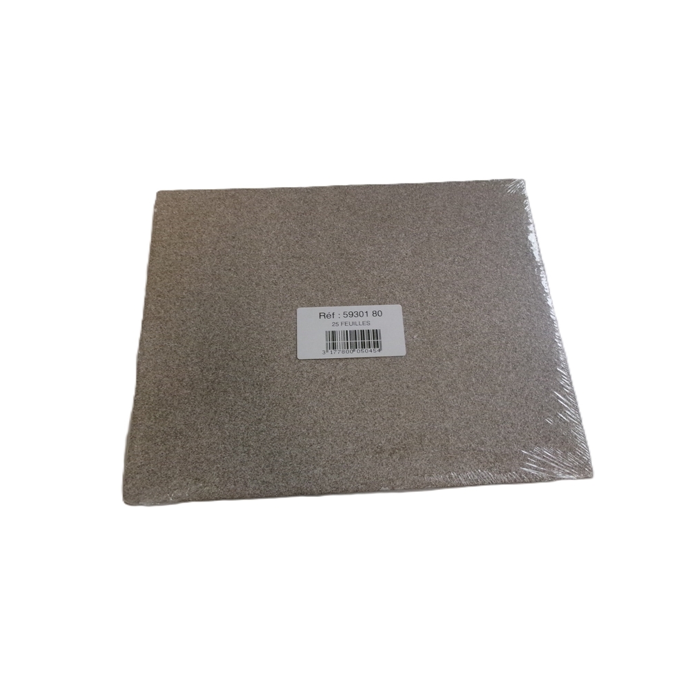 Feuille papier abrasif corindon grain 80 - NESPOLI - 59301 80