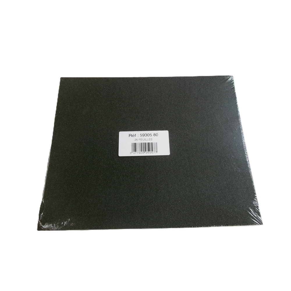 Feuille papier abrasif imperméable grain 80 - NESPOLI - 59305 80