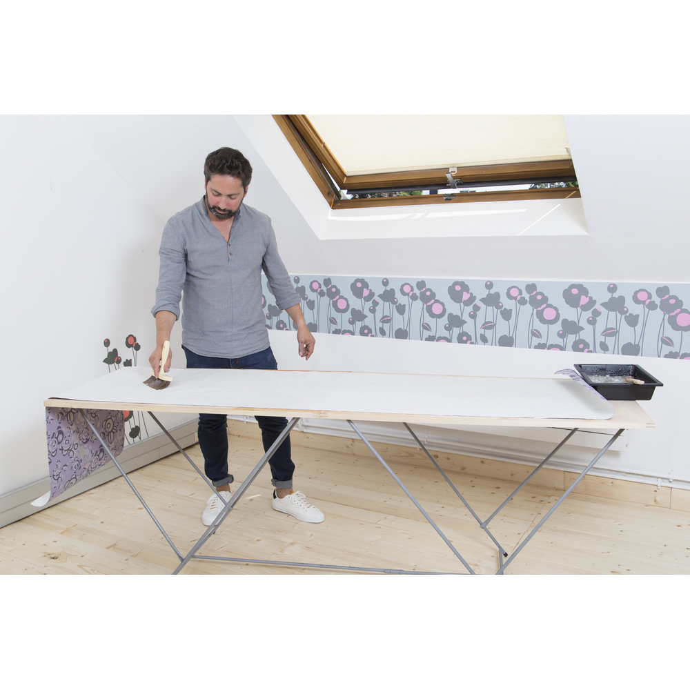 Brosse rectangulaire à encoller 150x60 mm - NESPOLI - 628