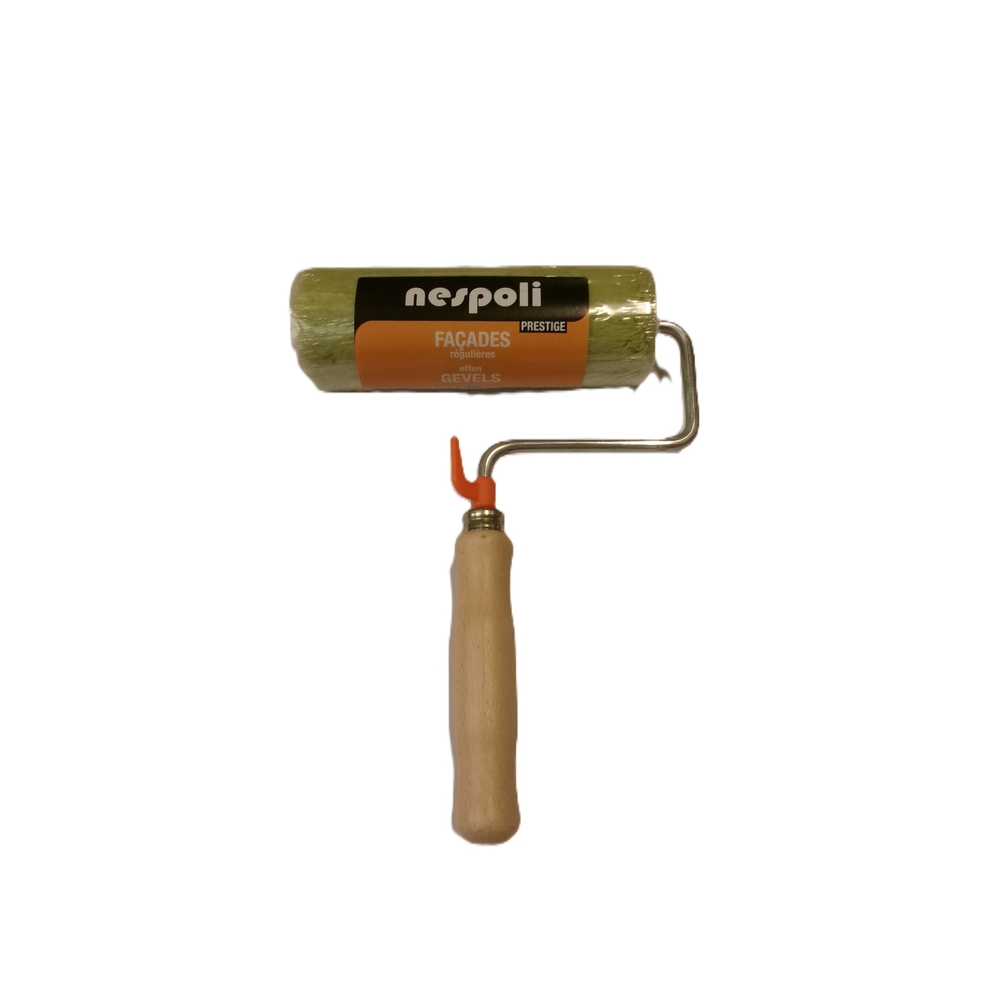 Rouleau façades surfaces régulières 180 mm manche bois FSC - NESPOLI - 6804180