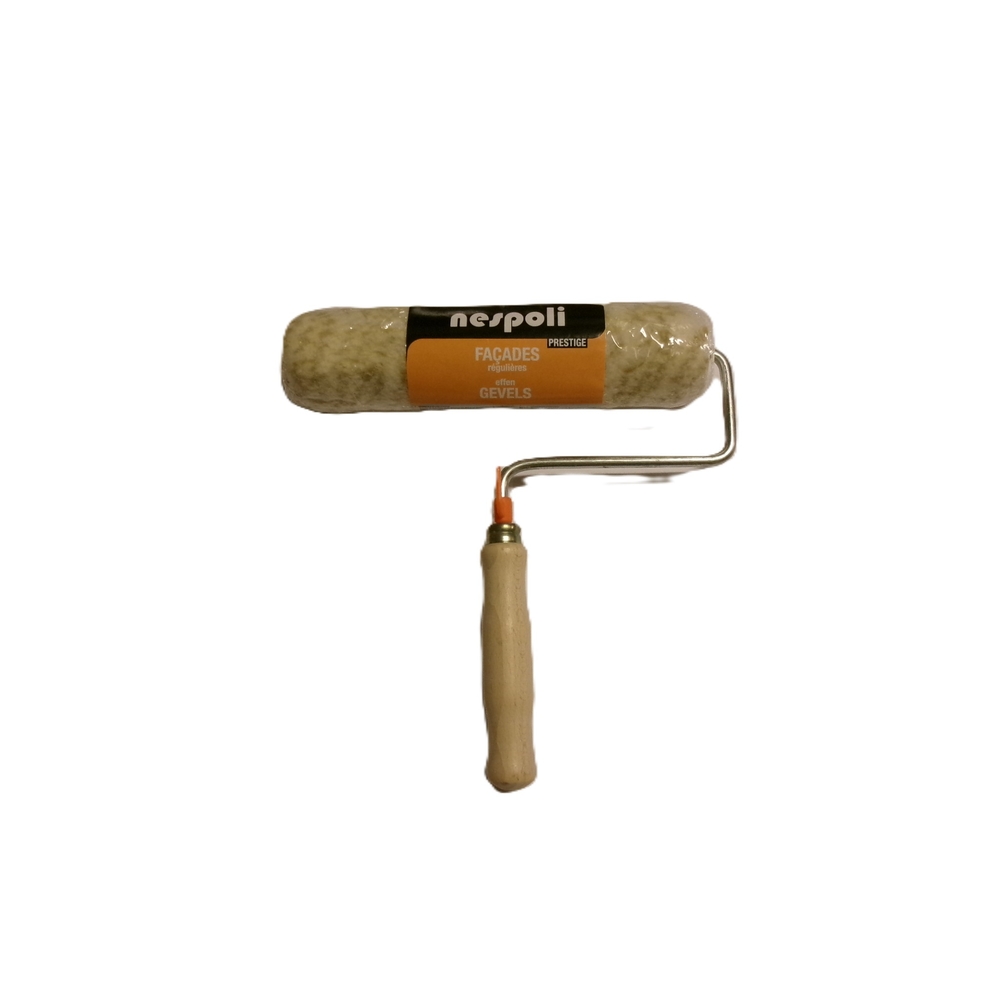 Rouleau façades surfaces régulières 250 mm manche bois FSC - NESPOLI - 6804250