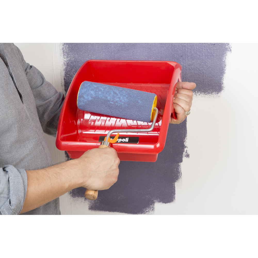 Rouleau laqueur finition brillante 180 mm manche bois FSC - NESPOLI - 6806180