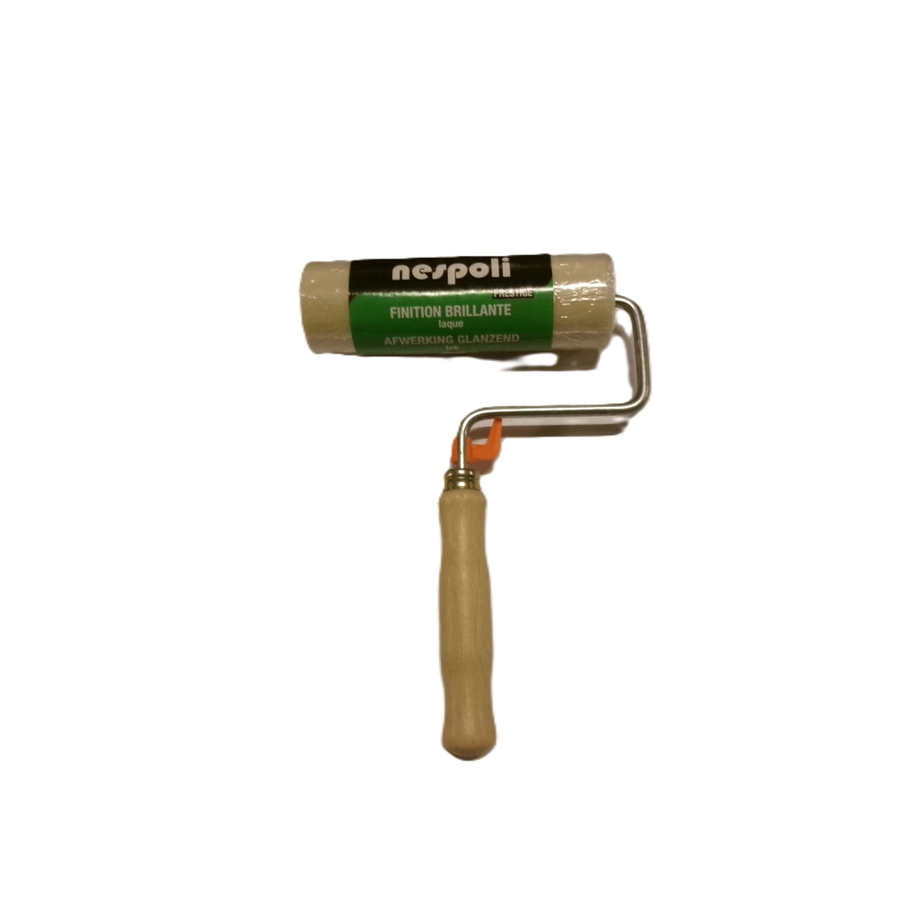 Rouleau laqueur finition brillante 180 mm manche bois FSC - NESPOLI - 6806180