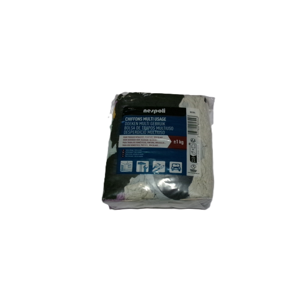 Lot de chiffon multi usages - NESPOLI - 80304