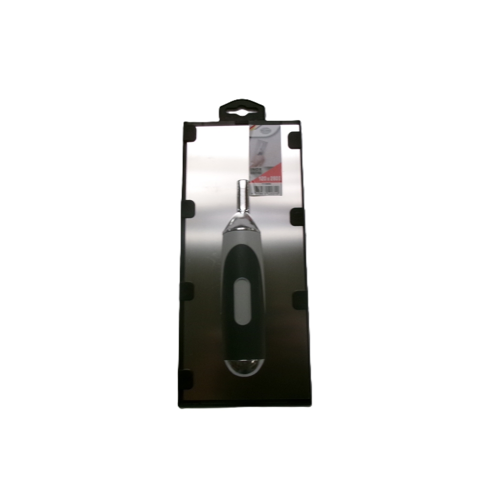 Platoir à lisser inox 12x28 cm manche bi-matière monture courte - TECHNO - T110500
