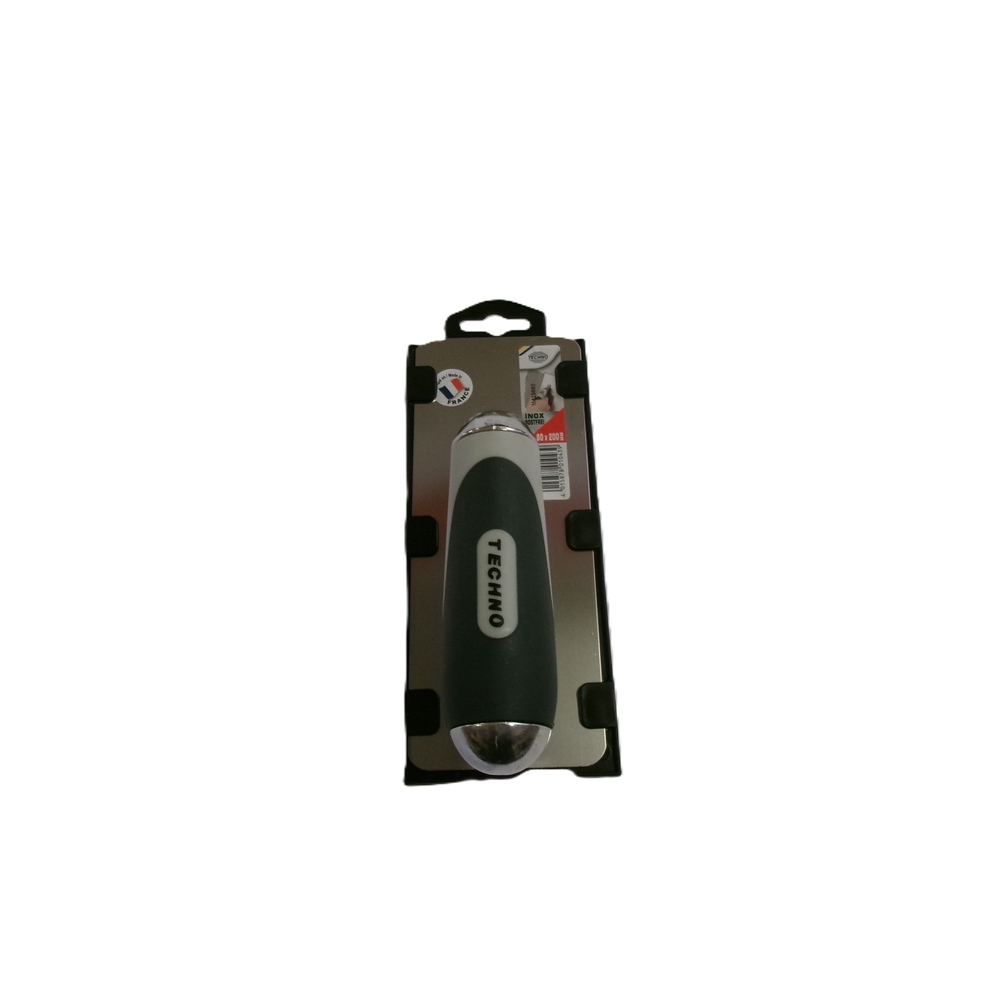 Platoir décor 8x20 cm inox manche bi-matière - TECHNO - T110505