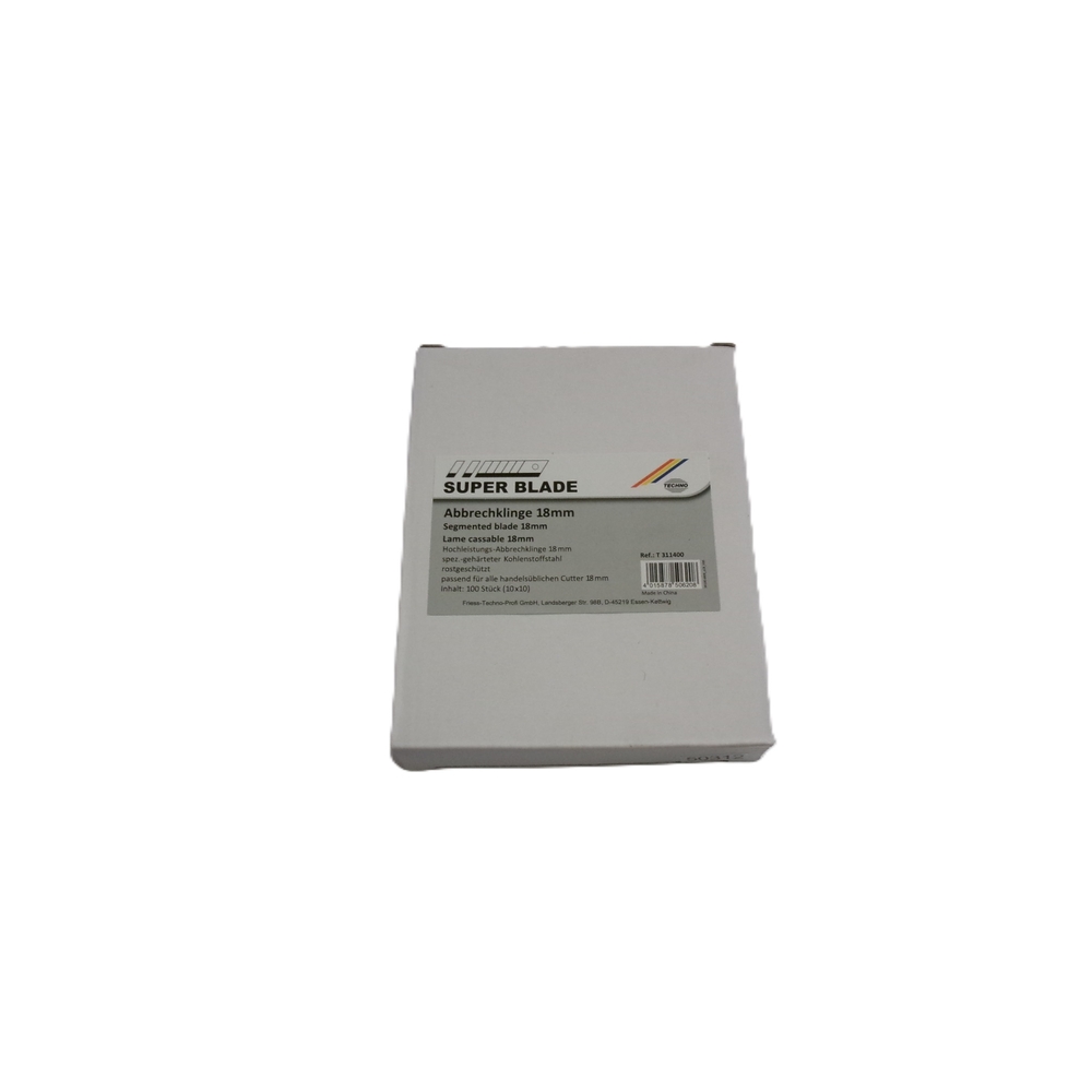 100 lames Techno 18 mm - TECHNO - T311400