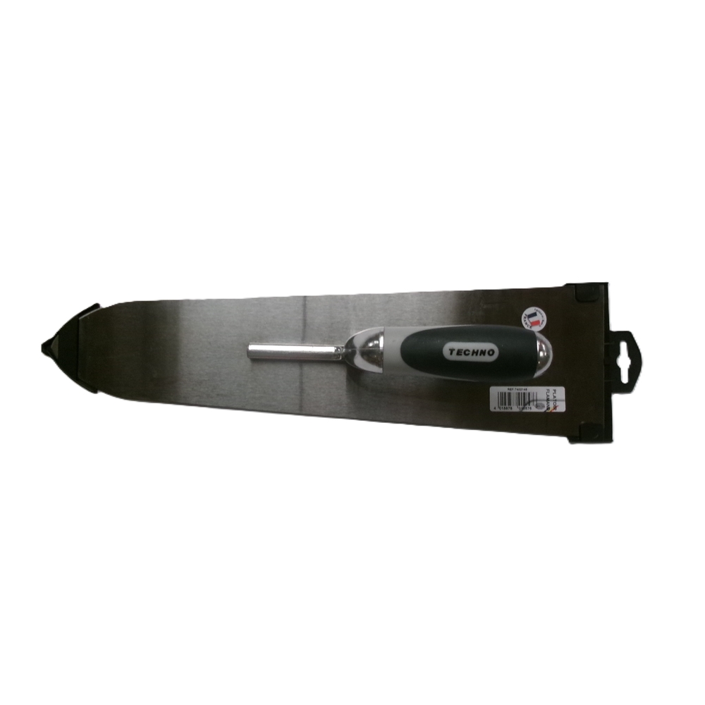 Platoir flamand acier 13x45 cm manche bi-matière - TECHNO - T402145