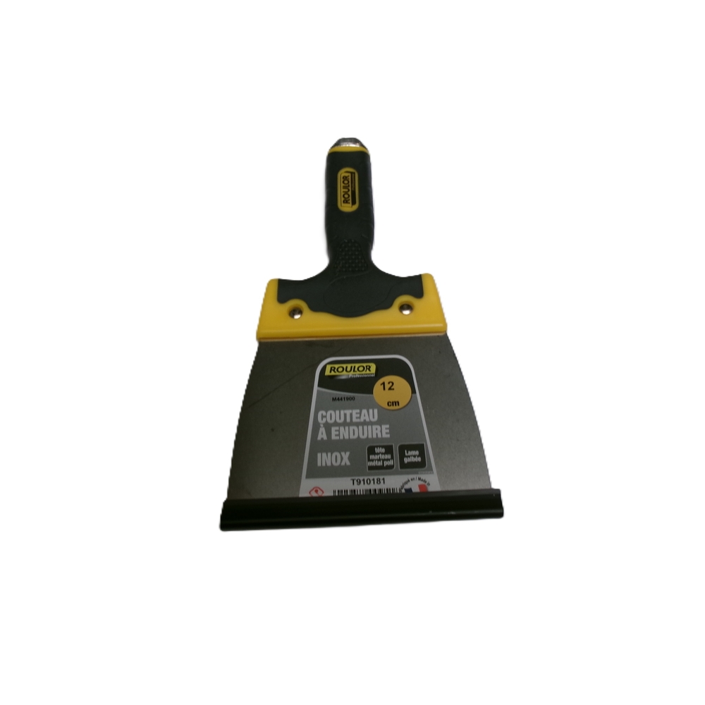 Couteau à enduire tri-marière inox 12 cm - ROULOR - T910181