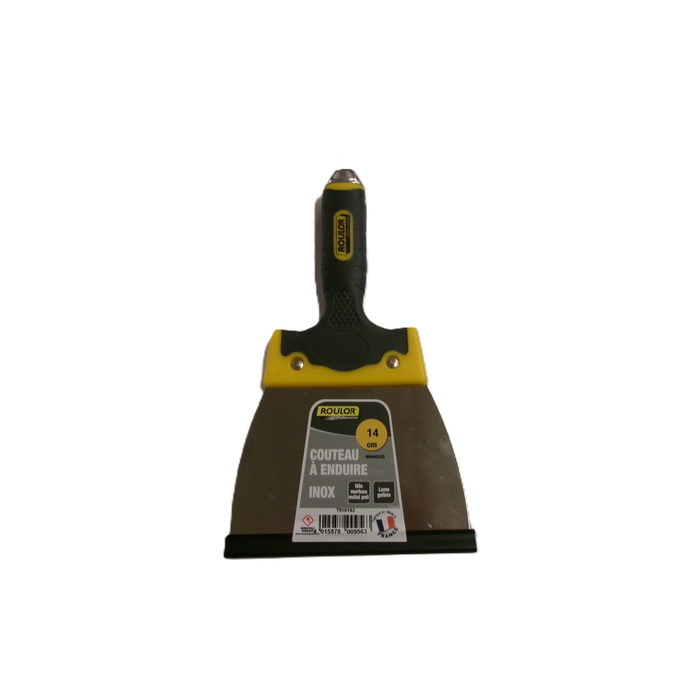Couteau à enduire tri-marière inox 14 cm - ROULOR - T910182