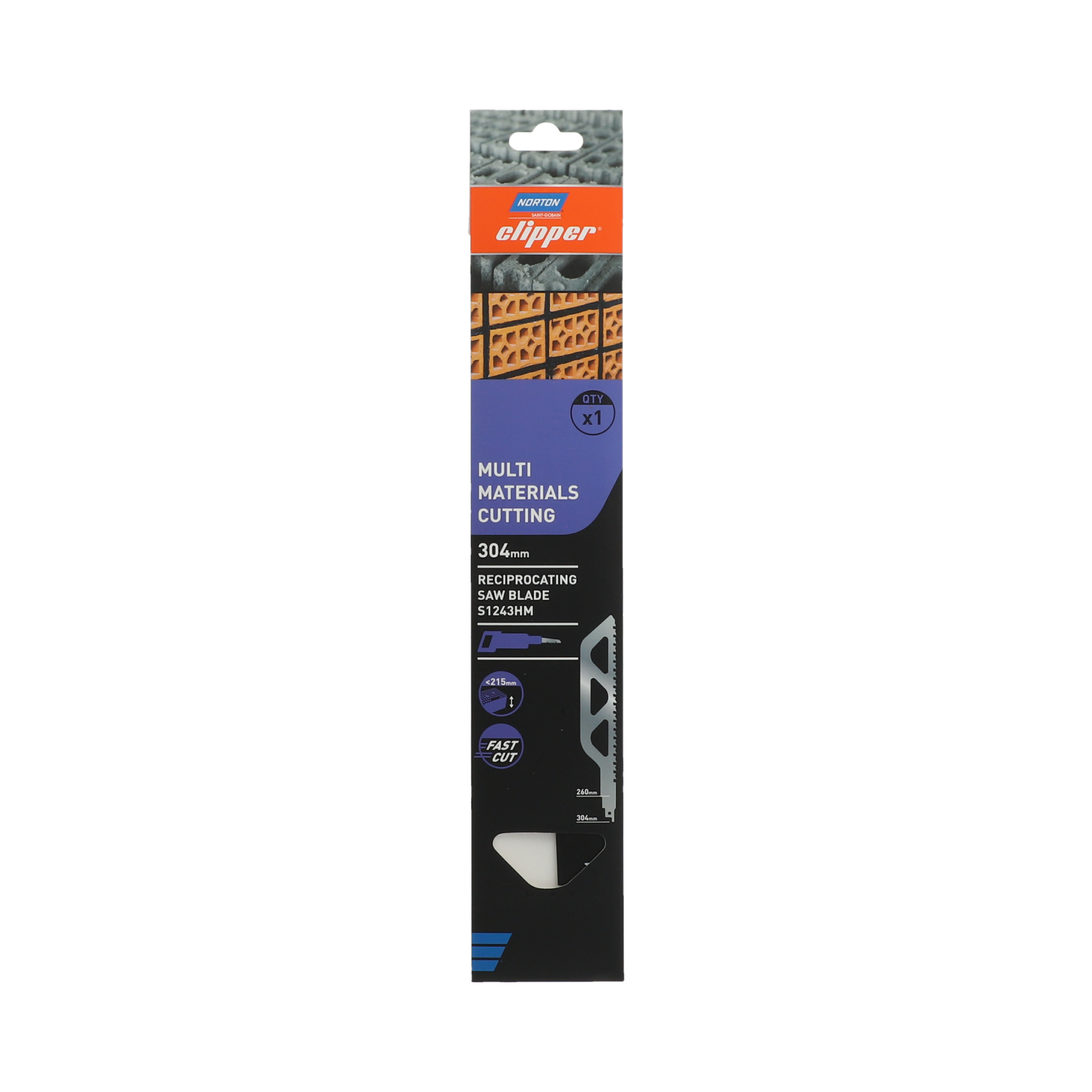 Recip blade tct 304 s1243hm NORTON CLIPPER - 70184608355