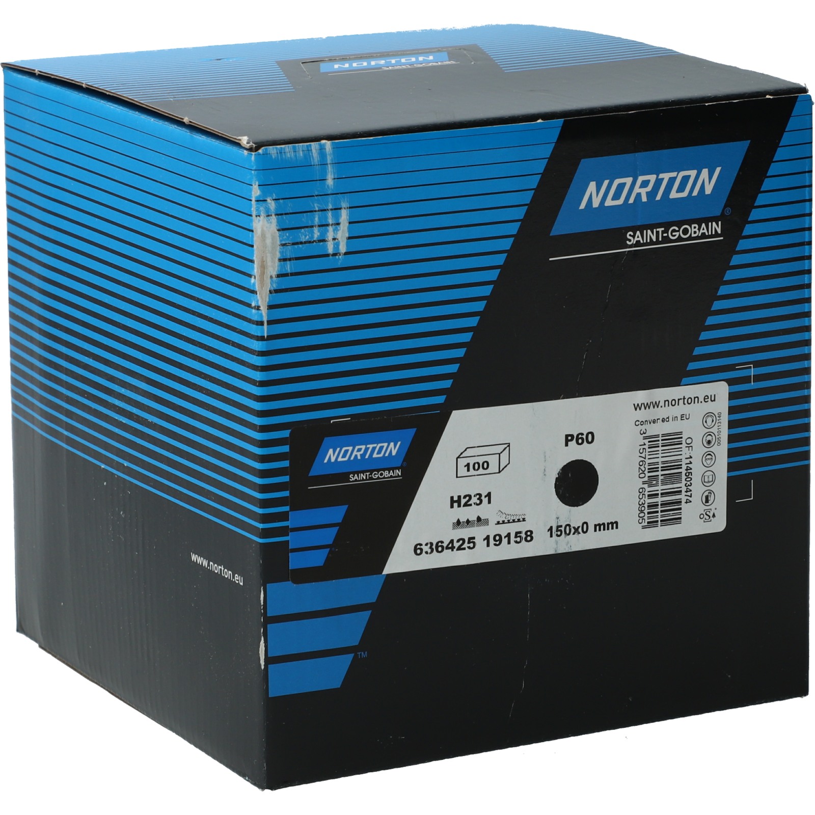 Disque auto-agrippant 150 mm grain 60 NORTON - 63642519158
