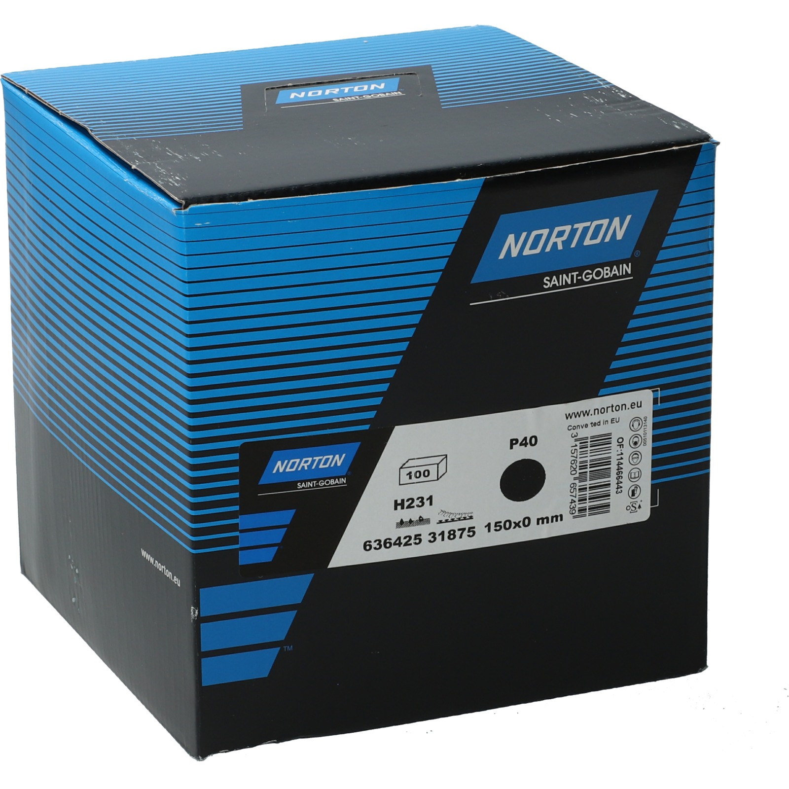 Disque auto-agrippant 150 mm grain 40 Norton 63642531875