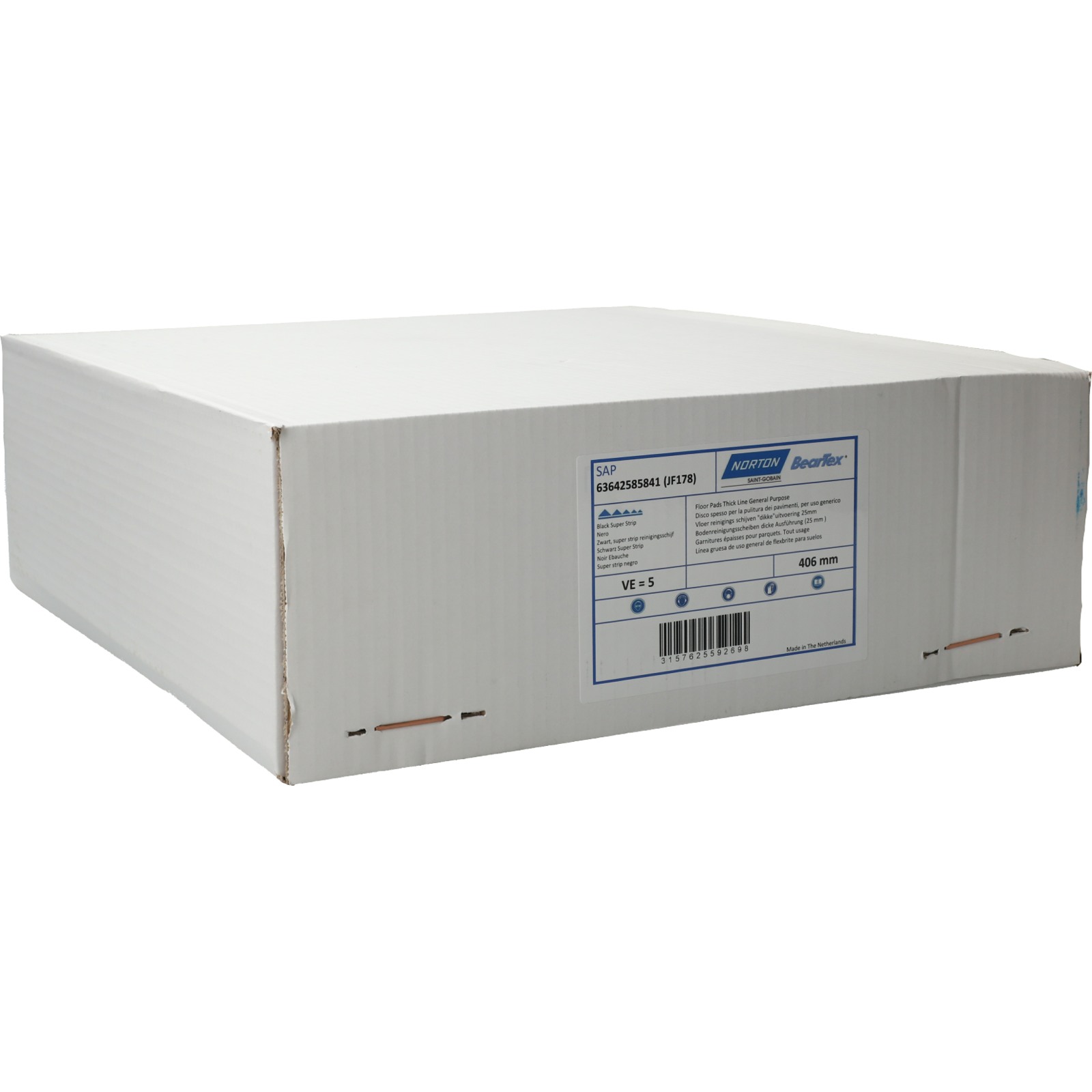 Disque non tissé grain fin noir NORTON - 63642585841