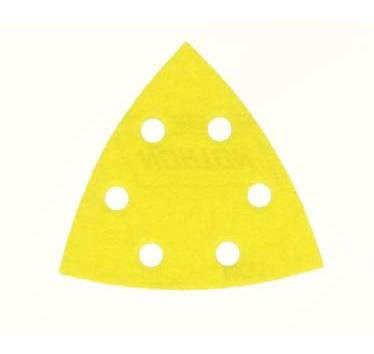 PATIN TRIANGULAIRE ABRASIF NORTON 6 TROU S GRAIN 40 - NORTON CLIPPER - 66623379838