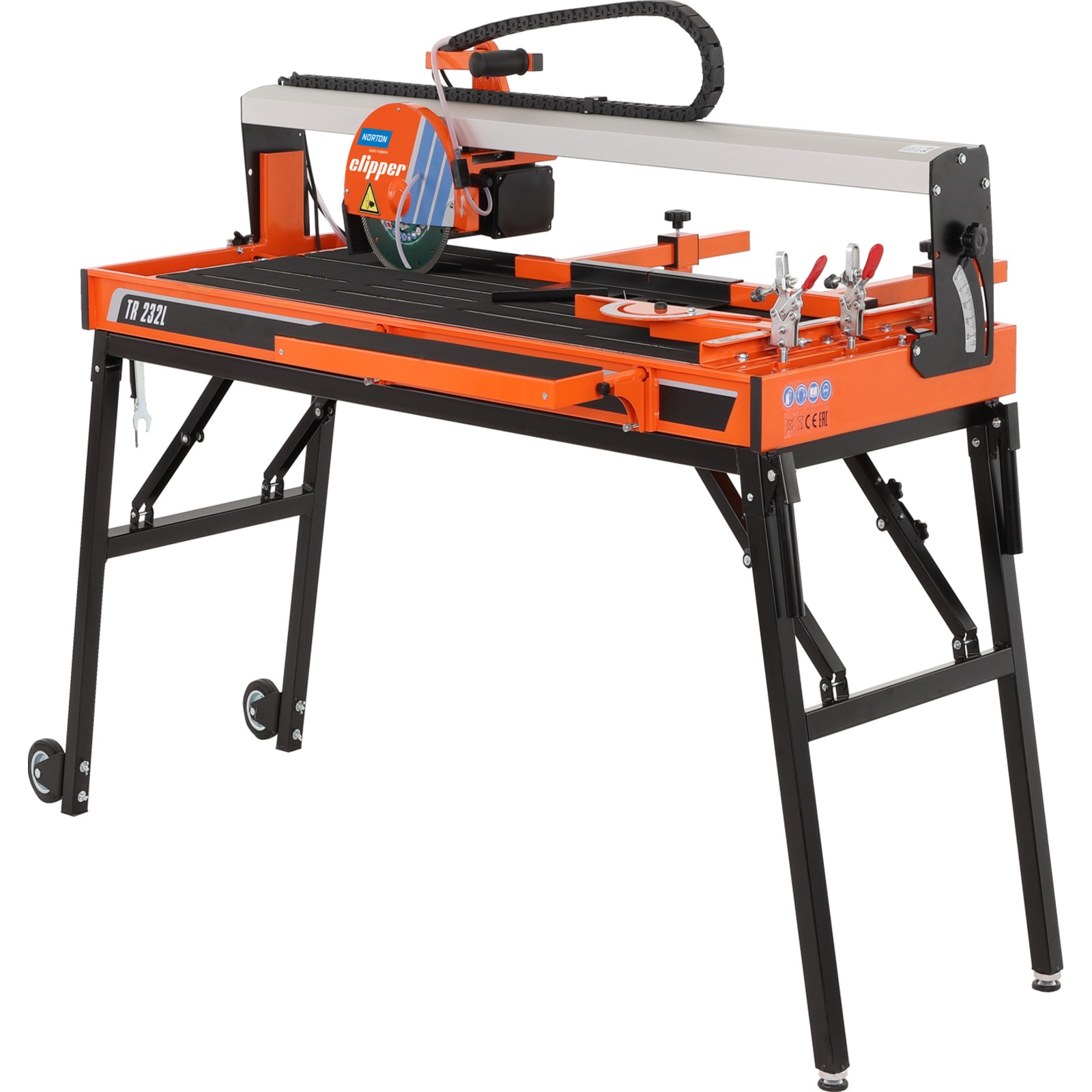 Scie de carrelage sur table NORTON Diam. 230 mm 1100 W TR 232 L 1200 mm -70184601103